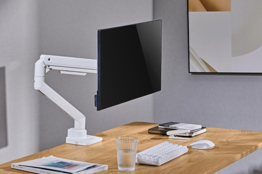 Suport monitor Serioux MM69-C012, compatibilitate dimensiune ecran 17"-49", arc cu gaz, greutate maximă suportata: (per ecran): 2~20 kg, VESA: 75x75, 100x100, inclinare: +50°~-20°, pivotare: +90°~-90°, rotația ecranului: +180°~-180°, instalare: clemă, - Img 11