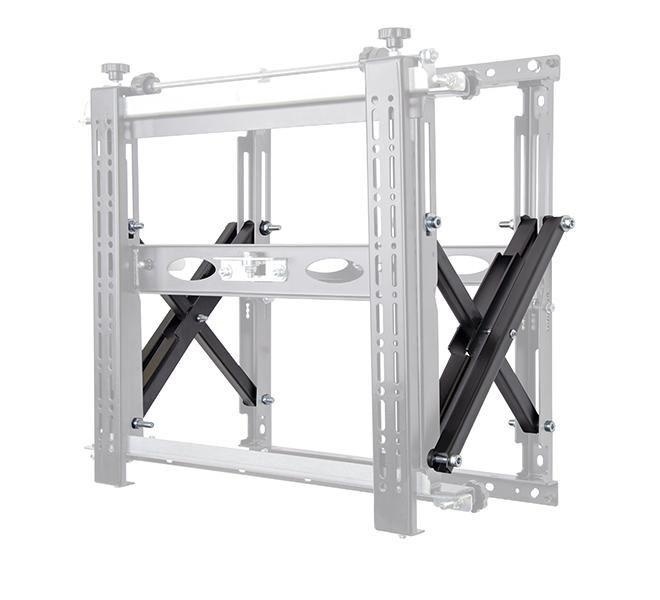 Suport perete cu pop-out B-Tech pentru ecrane cu diagonale intre 42"-120", greutate maxima suportata 125kg, VESA min. 200x100, VESA max. 400x400, distanta maxima de la perete 29.3 cm, sistem Push to open/push to close, se poate monta atat pe perete cat - Img 4