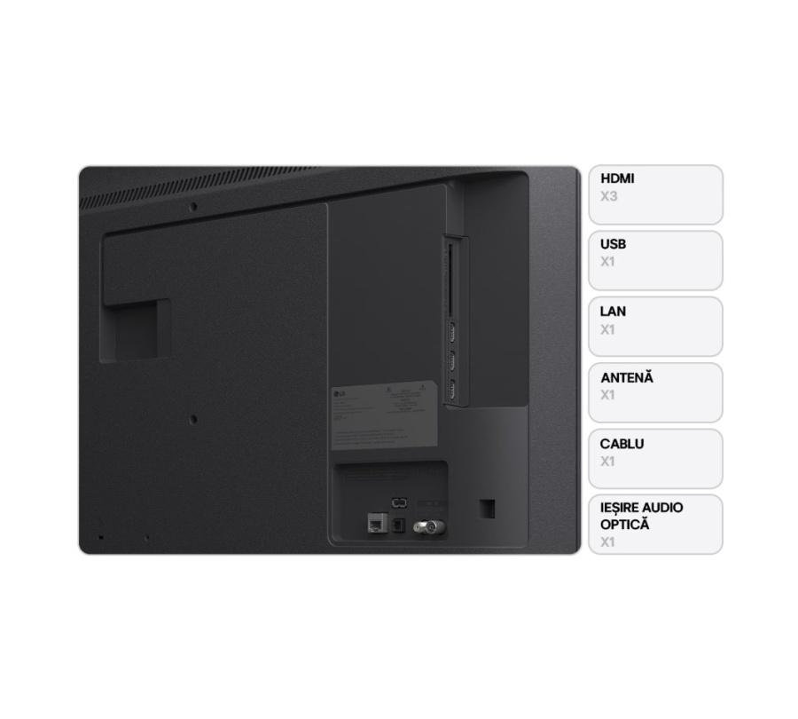 Televizor LG LED 55UA74003LB, 139 cm, Smart, 4K, Clasa G - Img 6