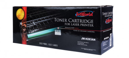 Toner compatibil JetWorld 1.5 k pagini CF283A HP LaserJet Pro MFP M125a (CZ172A), HP LaserJet Pro M125nw (CZ173A), HP LaserJet Pro M125rnw, HP LaserJet Pro M127fn (CZ181A), HP LaserJet Pro M127fs, HP LaserJet Pro M127fw (CZ183A), HP LaserJet Pro MFP