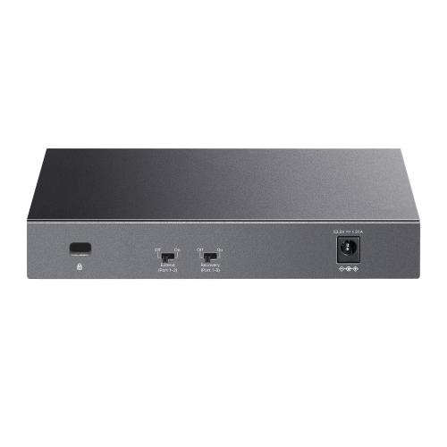 TP-LINK 5-PORT GIGABIT SWITCH LS108GP, interfata 8× 10/100/1000Mbps RJ45 Ports (Ports 1–8 supports 802.3af/at PoE+), AUTO Negotiation, AUTO MDI/MDIX, porturi Standard: 802.3 af/at compliant, PoE Ports: Ports 1–8, pana la 30 W PoE output per port, PoE - Img 4