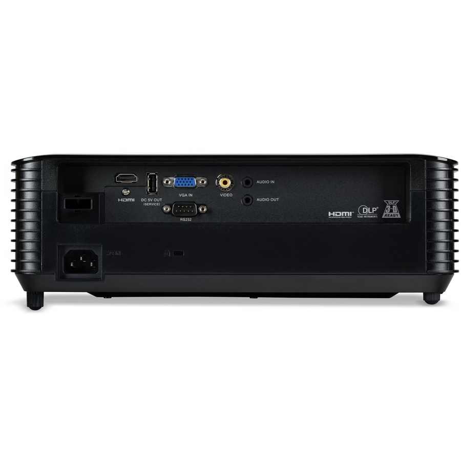 Videoproiector Acer X1228, XGA 1024* 768, up to WUXGA 1920*1200, 4.800 lumeni, 4:3/ 16:9, 20.000:1, diagonala maxima 300'', distanta maxima de proiectie 11.8 m, boxa 3W, lampa 5.000 ore/ 15.000 ore, 27 dB, 2.8 kg, D-sub, 2* HDMI, PC audio in/ out, - Img 2