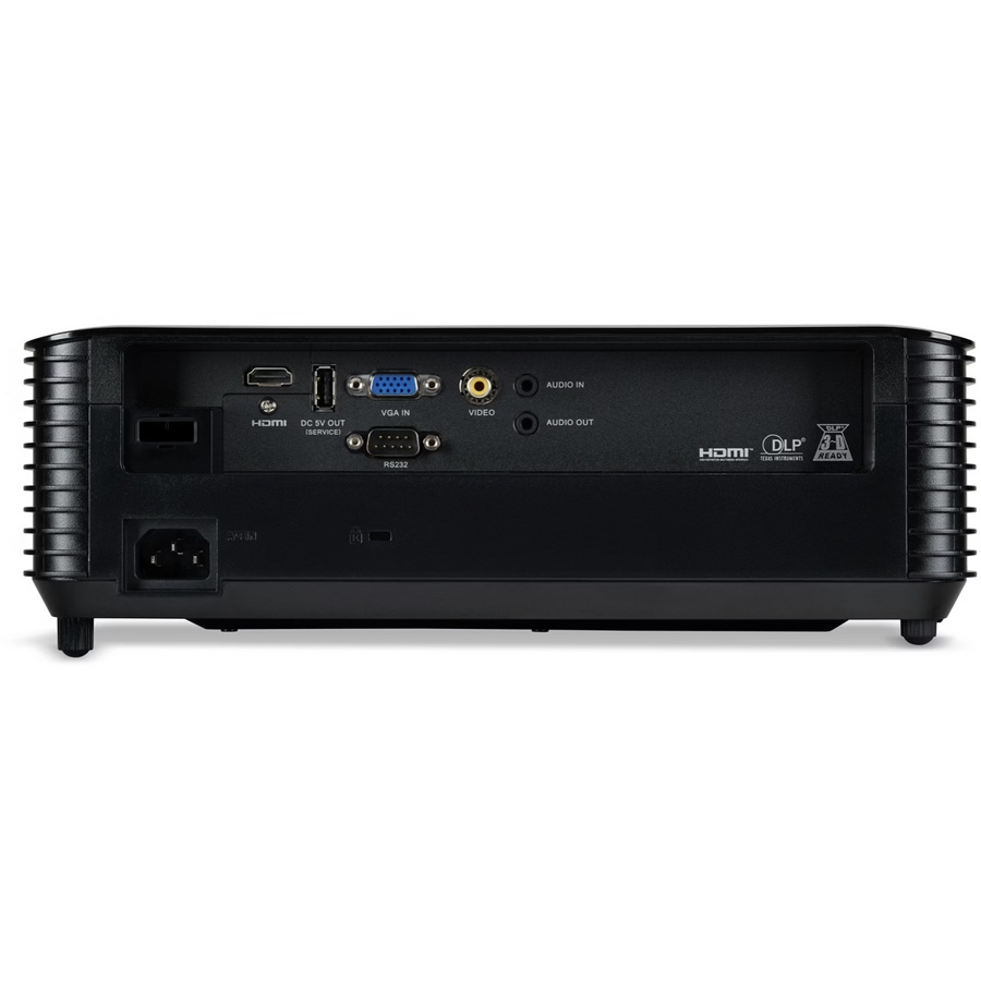 Videoproiector Acer X1328ic, WXGA 1280*800, up to WUXGA 1920*1200, 5.000 lumeni, 16:9/ 16:10/ 4:3, 20.000:1, diagonala maxima 300", distanta maxima de proiectie 10 m, boxa 3W, lampa 5.000 / 15.000 ore, 27 dB, 2.4 kg, D-sub, 2* HDMI, PC audio in/ out, - Img 2