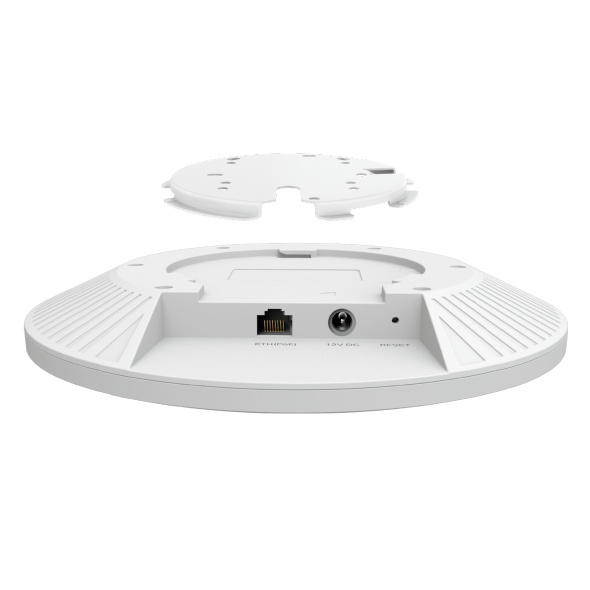 "AX5400 Ceiling Mount Dual-Band Wi-Fi 6 Access Point PORT: 1×2.5 Gigabit RJ45 Port SPEED:574Mbps at 2.4 GHz + 4804 Mbps at 5 GHz FEATURE: 802.3at POE and 12V DC (Power Adapter is not included), 6×Internal Antennas, MU-MIMO, 160MHz Supported, Seamless - Img 3