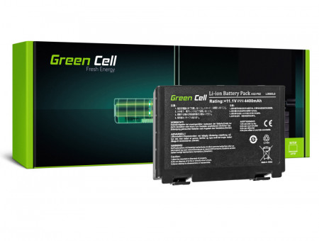 Baterie compatibila Green Cell pentru laptop Asus A41 F52 F82 F83 K40 K40IJ K50 K50IJ K51 K70 P50 Pro5 Pro66 Pro79 X50 X66 X70 X70SE X8 , model A32-F52 A32-F82