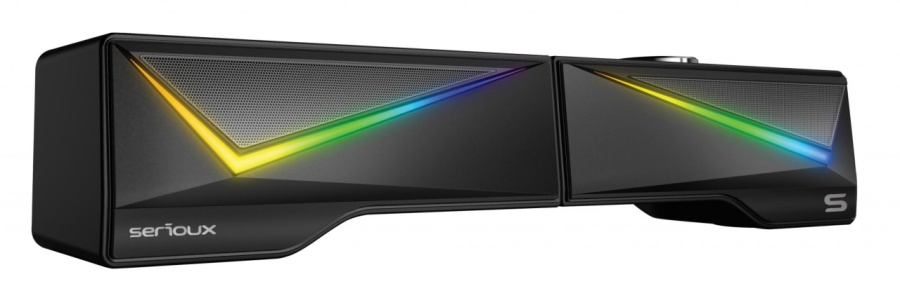 Boxe gaming 2.0 Blys RGB, functie Dual Mode Bluetooth , putere: 3W x 2, impedanță: 4Ω, frecvență: 200Hz - 16KHz, sensibilitate: 650mv±50mv, alimentare: DC5V / 1A, S/N:≥85dB, dimensiunea driverului: 2 inch x 2, Conexiune: 3.5mm jack TRS, RGB : 6 moduri - Img 2