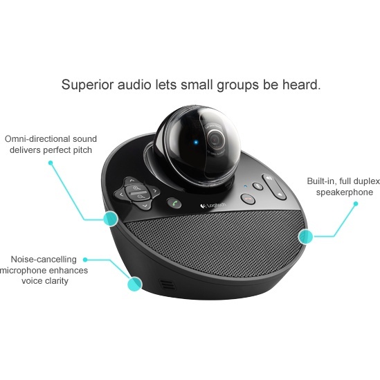Camera videoconferinta Logitech BCC950, rezolutie Full HD 1080p - Img 6