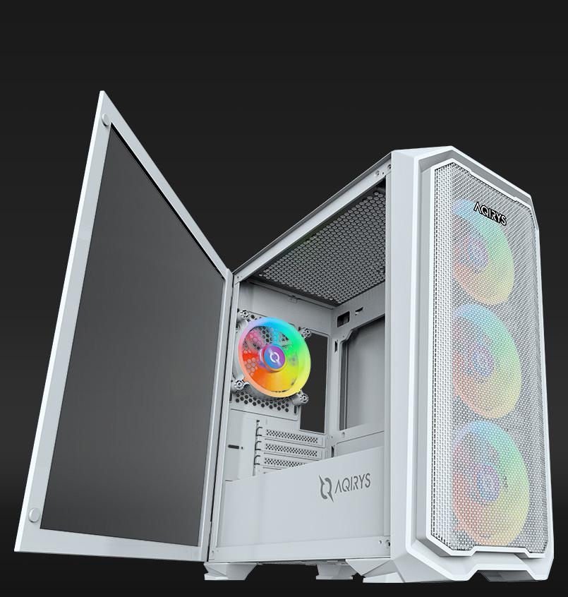 Carcasa Aqirys Wezen Midi Tower White RGB - Img 7