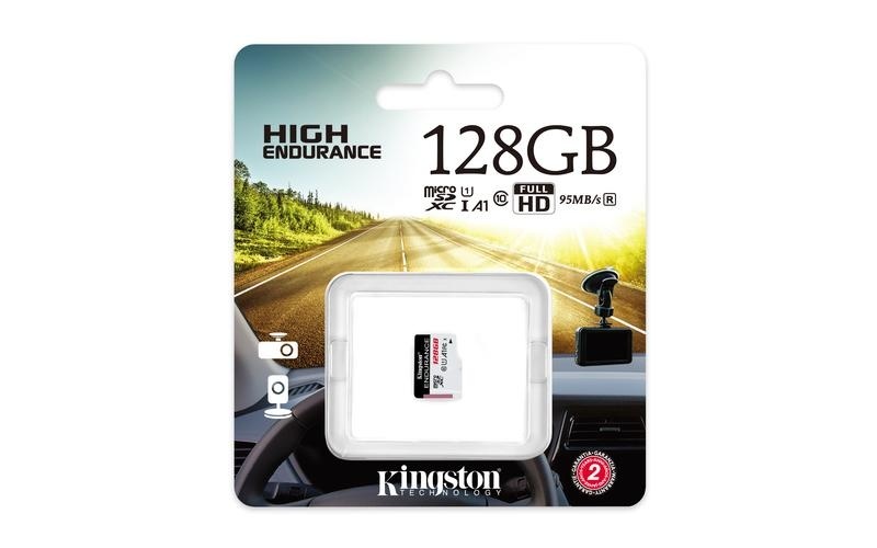 Card de Memorie Micro SDXC Kingston High Endurance, 128GB, Adaptor SD, Class 10 - Img 2