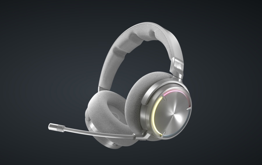 Casti Gaming CORSAIR VIRTUOSO MAX WIRELESS Silver - Img 2