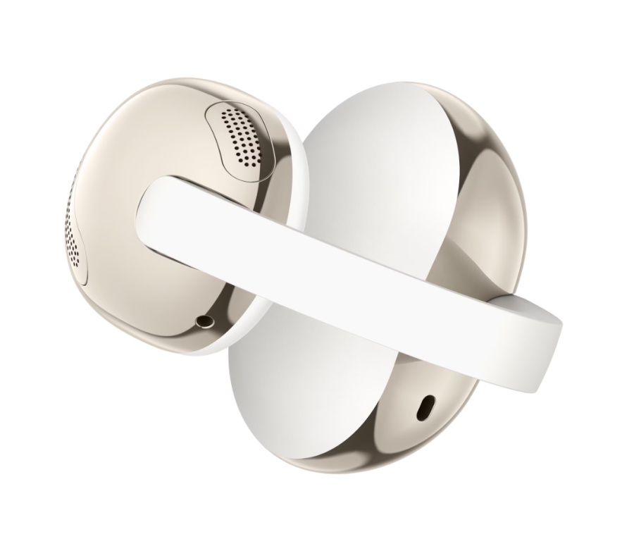 Casti Open-Ear TCL Crystal Clip, True Wireless, Bluetooth, IPX4, Autonomie 36 ore, White Gold - Img 6