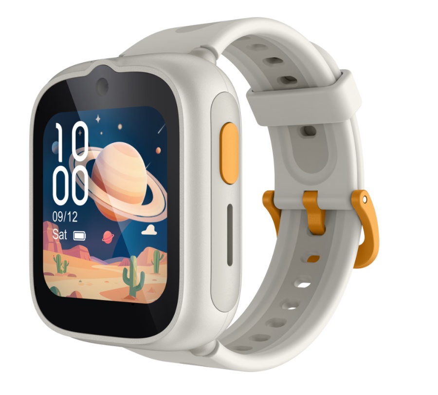 Ceas SmartWatch pentru copii TCL MOVETIME Kids Watch MT48, 1.68", 4G, GPS, IP68 2ATM, Camera 2MP, Lunar Cream - Img 5