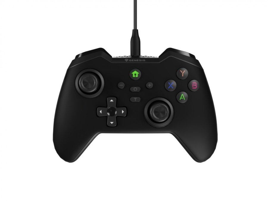 Controller cu fir Genesis Mangan 300, interfata USB, 19 butoane, negru - Img 4