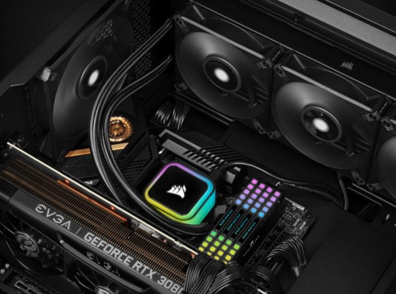 Cooler Procesor CORSAIR H115i ELITE RGB NEGRU - Img 12