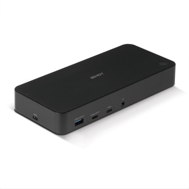 Docking station Lindy, interfete: USB Type C la 3x USB Type A, 2x USB Type C - Img 4