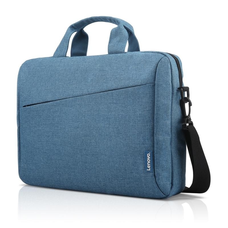 Geanta laptop Lenovo Casual Toploader T210, 15.6", Blue, rezistent la apa, compartiment accesorii, compartiment laptop captusit, Material: Textil, Dimensiuni externe: 362 x 22 x 250 mm, Greutate: 465g - Img 7