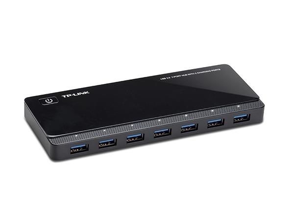 Hub USB TP-Link UH720, 7 porturi USB 3.0, negru - Img 2