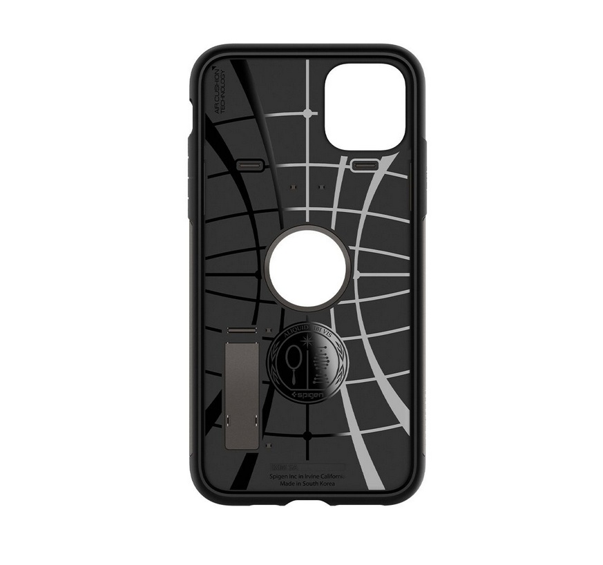 Husa protectie socuri Spigen Slim Armor GUNMETAL pentru Apple Iphone 11 PRO , Gri - Img 2