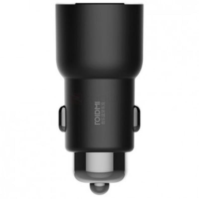 Incarcator auto Xiaomi Roidmi 3S, 2xUSB, incarcare rapida, Bluetooth 4.2, Negru - Img 3