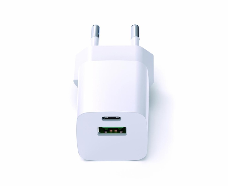 INCARCATOR SERIOUX 30W USB-C &amp; USB-A de perete, Alimentator/încărcător cu USB, Ieșire USB-C: USB-C: 5V/3A, 9V/3A, 12V/2,5A, 15V/2,0A, 20V1,5A (30W) PPS: 3,3V-11V/3,0A, 3,3V-16,0V/2,0A (33W), USB-A: 5V/3A, 9V/2A, 12V/1,5A (18W) USB-C+USB-A: 5V/3A (15W) - Img 2