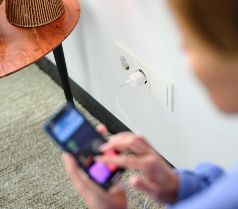 Incarcator Trust Maxo, interfata USB-C, putere maxima iesire 20W, incarcare USB PD 3.0 + PPS, alb - Img 12