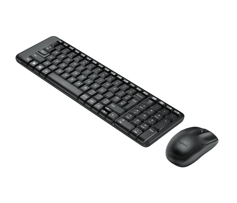 Kit tastatura + mouse Logitech MK220, tastatura fara fir standard, mouse optic, negru - Img 5
