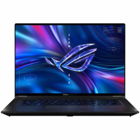 Laptop Gaming ASUS ROG Flow X16, GV601VU-NL034W, i9-13900H Processor 2.6 GHz, 16-inch, QHD+ 16:10 (2560 x 1600, WQXGA), 240Hz, RTX 4050), Intel Iris X Graphics, 8GB DDR5-4800 SO-DIMM *2, 1TB PCIe 4.0 M.2 , MUX Switch + Optimus, Mini LED, 1200nits,