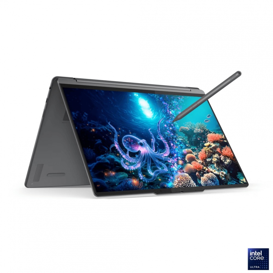 Laptop Lenovo Yoga 9 2-in-1 14ILL10, 14" 2.8K WQXGA+ (2880x1800) OLED 1100nits (peak) / 500nits (typical) Glossy / Anti-fingerprint, 100% DCI-P3, 120Hz, Eyesafe®, Dolby Vision®, DisplayHDR™ True Black 1000, Glass, Touch, Intel® Core Ultra 7 258V, 8C (4P - Img 3