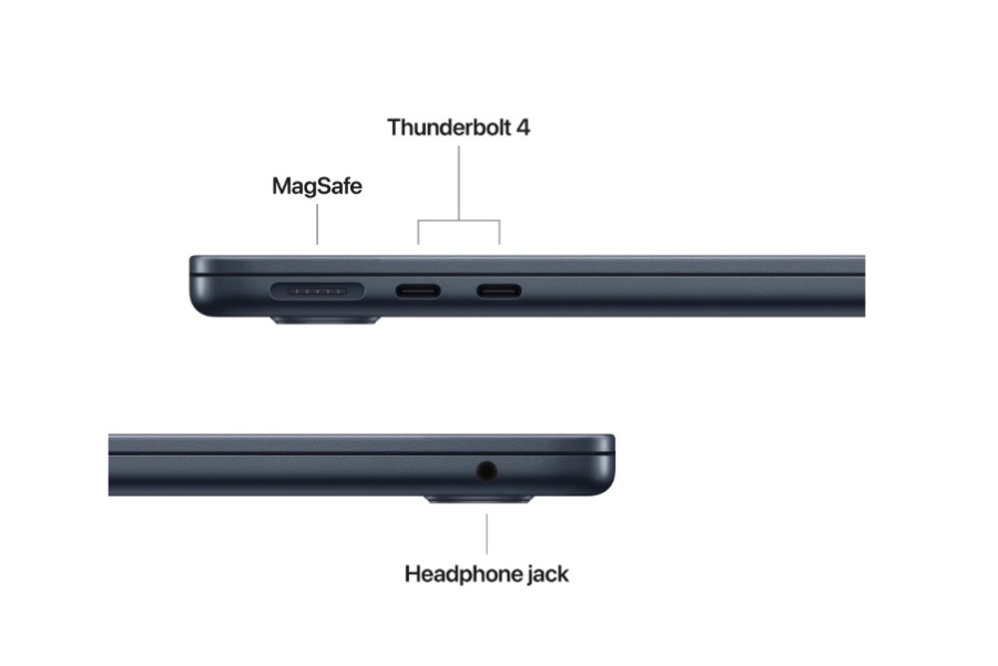 MacBook Air 13.6" Retina/Apple M4 (CPU 10-core, GPU 10-core, Neural Engine16-core)/32GB/512GB - Midnight - INT KB (2025) 35W (Cto fr omMC6C4RO/A) - Img 3