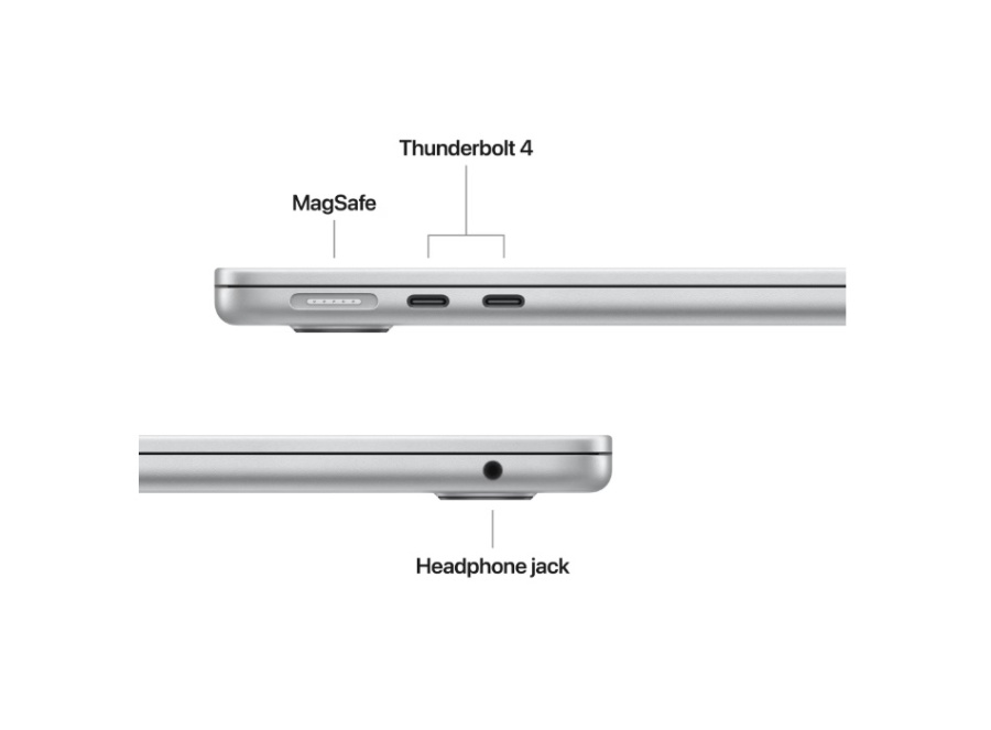 MacBook Air 13.6" Retina/Apple M5 (CPU 10-core, GPU 10- core,NeuralEngine16-core)/24GB/512GB - Silver - US KB 2026 (CTO from MDH74RO/A) - Img 3