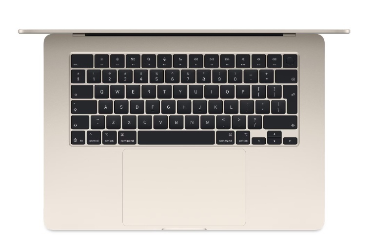 MacBook Air 15.3" Retina/Apple M4 (CPU 10-core, GPU 10-core, Neural Engine16-core)/24GB/512GB - Starlight - INT KB (2025) - Img 2