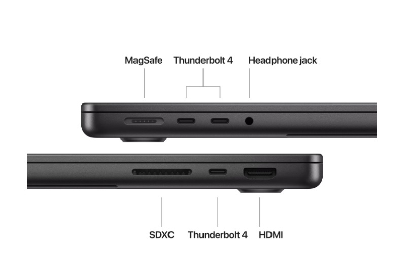 MacBook Pro 14.2"/Apple M4 (CPU 10-core, GPU 10-core, Neural Engine 16-core)/32GB/1TB - Space Black - INT KB (Cto from MCX04RO/A) - Img 10