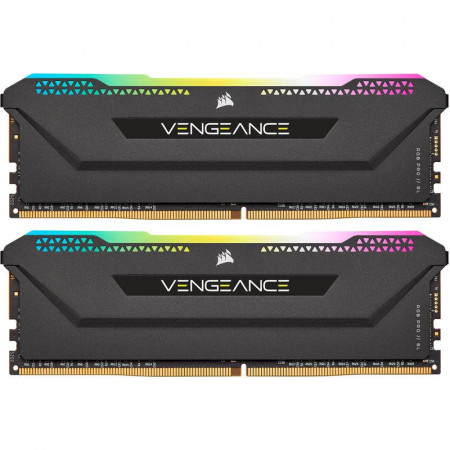 Memorie RAM Corsair Vengeance RGB PRO SL, DIMM, 16GB, DDR4, CL18, 3600MHz, kit of 2