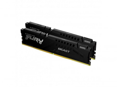 Memorie RAM Kingston Fury Beast, DIMM, DDR5, 32GB (2x16GB), CL40, 6000MHz