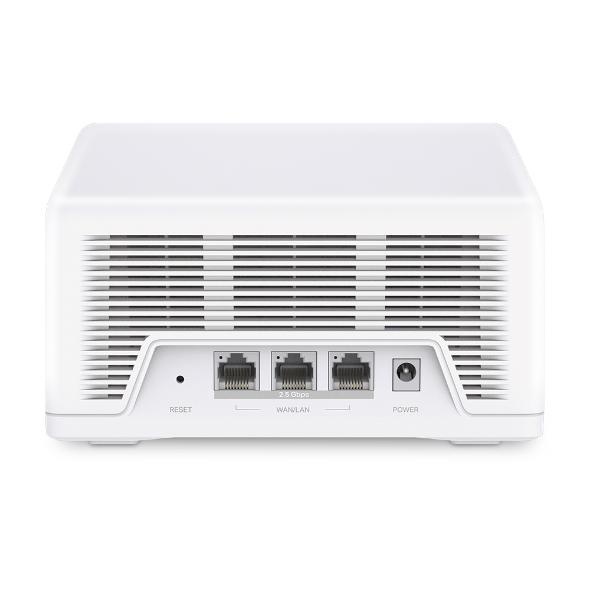 MERCUSYS HALO H47BE WHOLE MESH WIFI 7 2PACK, Tri-Band, Standarde wireless: 6 GHz: IEEE 802.11be, 5 GHz: IEEE 802.11b/g/n/ac/ax/be mixed, 2.4 GHz: IEEE 802.11b/g/n/ax mixed, Viteza wireless: 5760 Mbps at 6 GHz, 2880 Mbps at 5 GHz, 574 Mbps at 2.4 GHz, - Img 2