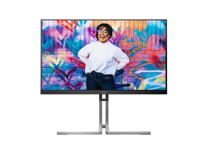 "Monitor AOC 27"" Q27U3CV, Diagonal (inch): 27, Diagonal (cm): 69, Aspect ratio: 16:9, Panel: QD-IPS, Resolution: 2560x1440, Refresh Rate: 75Hz, Response time GtG: 4ms, Brightness (max): 420 cd/m², Contrast (static) : 1000:1, Contrast (dynamic): 50M:1, - Img 3