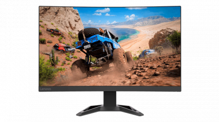 Monitor Gaming curbat LED VA Lenovo 27", WQHD, Display Port, 165Hz, FreeSync Premium, Negru, G27qc-30