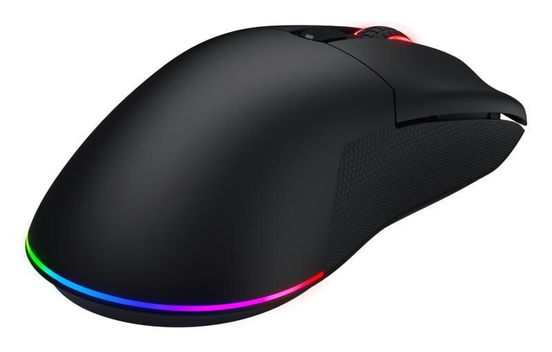 Mouse gaming wireless Hator Pulsar 3, polling rate pana la 1000Hz, senzor Optical PixArt PMW 3311, rezolutie maxima 12000 DPI, switch HATOR® Optical 100M, iluminare RGB 16.8M culori, side switch Kailh 3M, durata de viata baterie in wireless mode pana la - Img 4