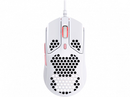 Mouse HP HYPERX Pulsefire Haste, wireless, alb-roz