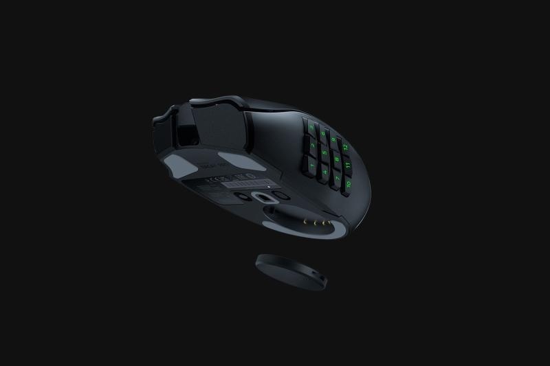 Mouse Razer Naga V2 PRO Connectivity Razer HyperSpeed Wireless (2.4GHz) Bluetooth Wired – Speedflex Cable USB Type C Battery Life Up to 150 hours (on HyperSpeed Wireless) Up to 300 hours (on Bluetooth) RGB Lighting Razer - Img 10