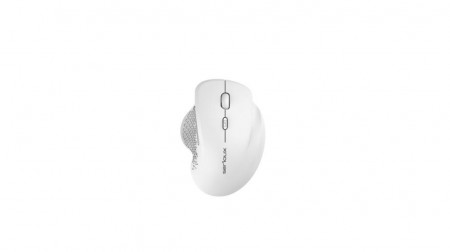Mouse Serioux Glide 515 Wireless, Alb, Senzor: Optic, DPI: 800/ 1200/ 1600, conexiune: Dongle USB 2,4 GHz, banda de frecventa: 2,4 GHz, click silentios, design ergonomic, alimentare: 1 baterie AA inclusa, 1,5 V, cerințe OS: Win, Mac, Vista