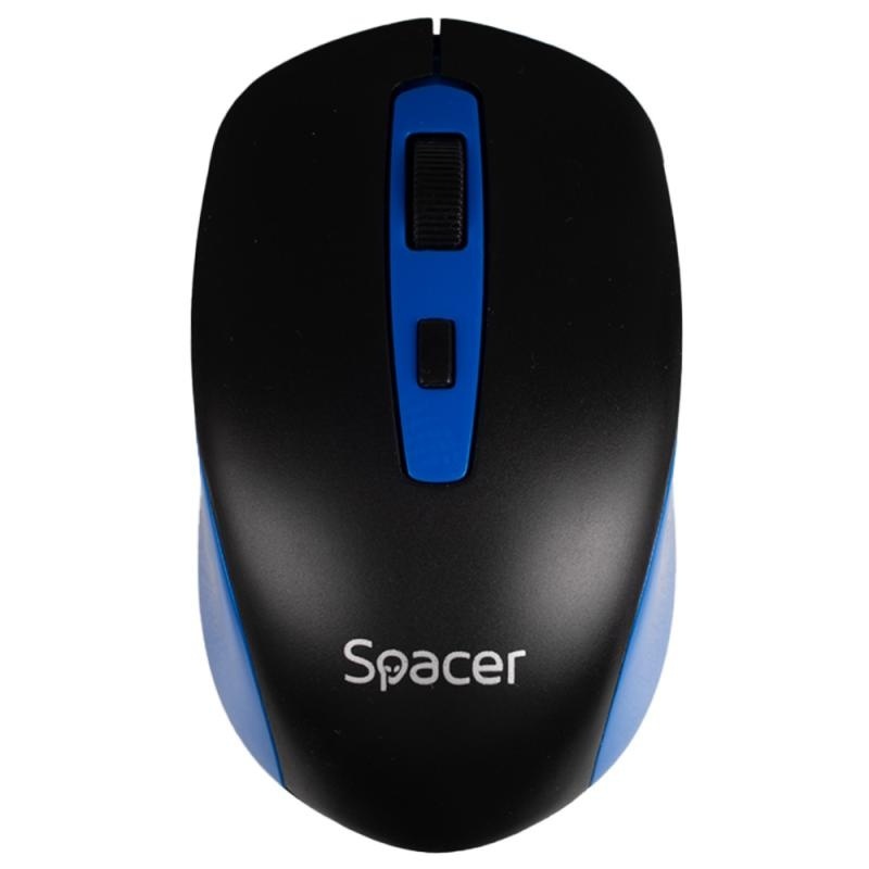 MOUSE Spacer, PC sau NB, 1600 dpi, butoane/scroll 4/1, negru cu albastru - Img 4