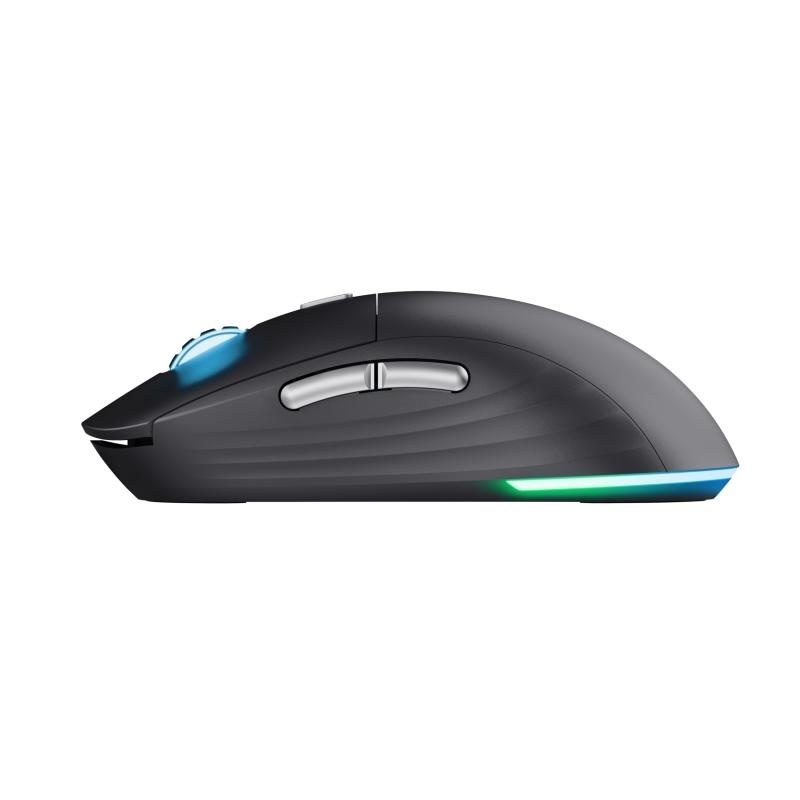 Mouse Trust GXT980 REDEX wireless, USB 2.0, rezolutie maxima 10000 DPI, 6 butoane, iluminare full RGB , negru - Img 9