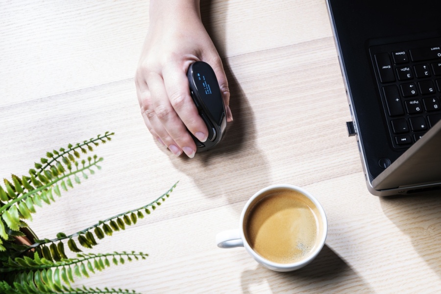 Mouse Trust Voxx, Rechargeable Ergonomic Wireless, negru - Img 15