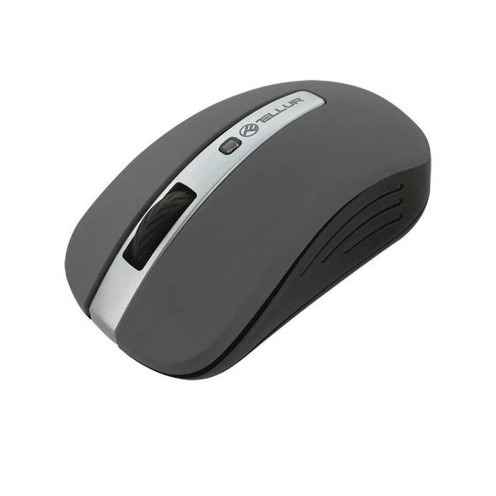 Mouse wireless Tellur Basic, LED, Gri inchis - Img 2