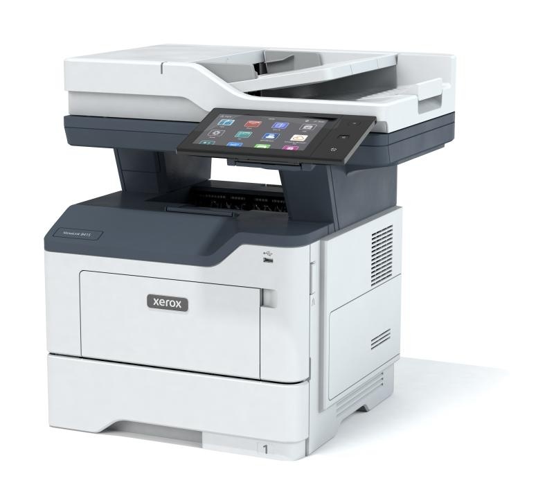 Multifunctional laser monocrom Xerox B415V_DN Imprimare/Copiere/Scanare/Fax, A4, Viteza Până la 50/47 ppm Letter/A4, procesor Quad Core de 1,2 GHz/2 GB, Memorie sistem/32 GB eMMC/Opțional: HDD 500+ GB, Interfata Gigabit Ethernet 10/100/1000, USB de mare - Img 5