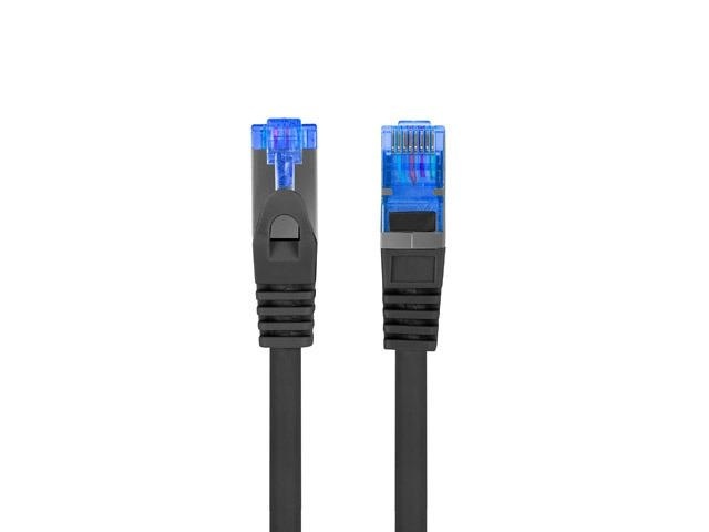 Patch cord Cat.6A S/FTP LSZH CCA 3 m negru, Fluke Passed - Img 2