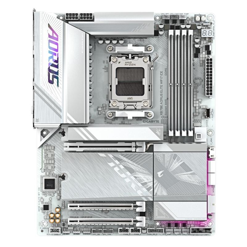 Placa de bază Gigabyte X870E AORUS ELITE WIFI7 ICE AM5 - Img 3