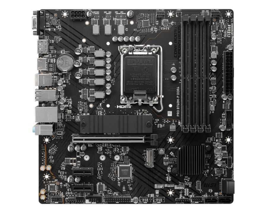 Placa de baza MSI PRO B760M-P DDR4, Socket 1700, DDR4, Micro-ATX - Img 2