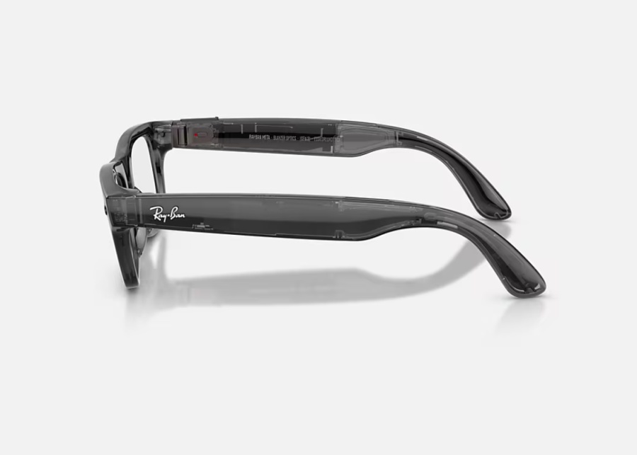 Ray-Ban Meta Blayzer Optics Gen 2 AI Glasses Shiny Transparent Black/Demo - Img 3